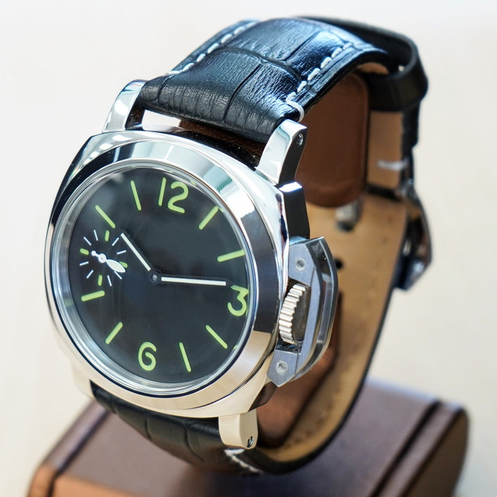 Military Style Mechanical Watch Cushion Display Case Back Wristwatch 4 ...