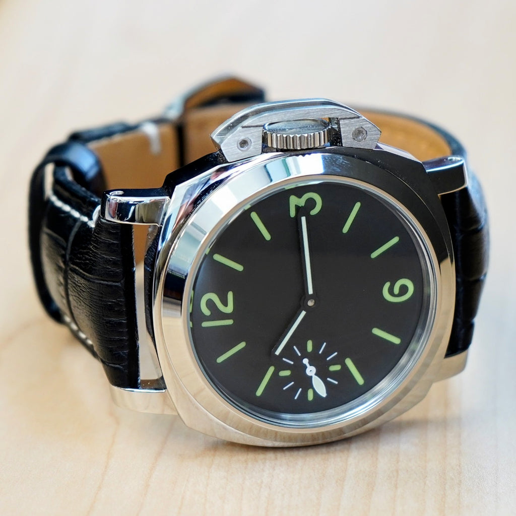 Military Style Mechanical Watch Cushion Display Case Back Wristwatch 4 ...