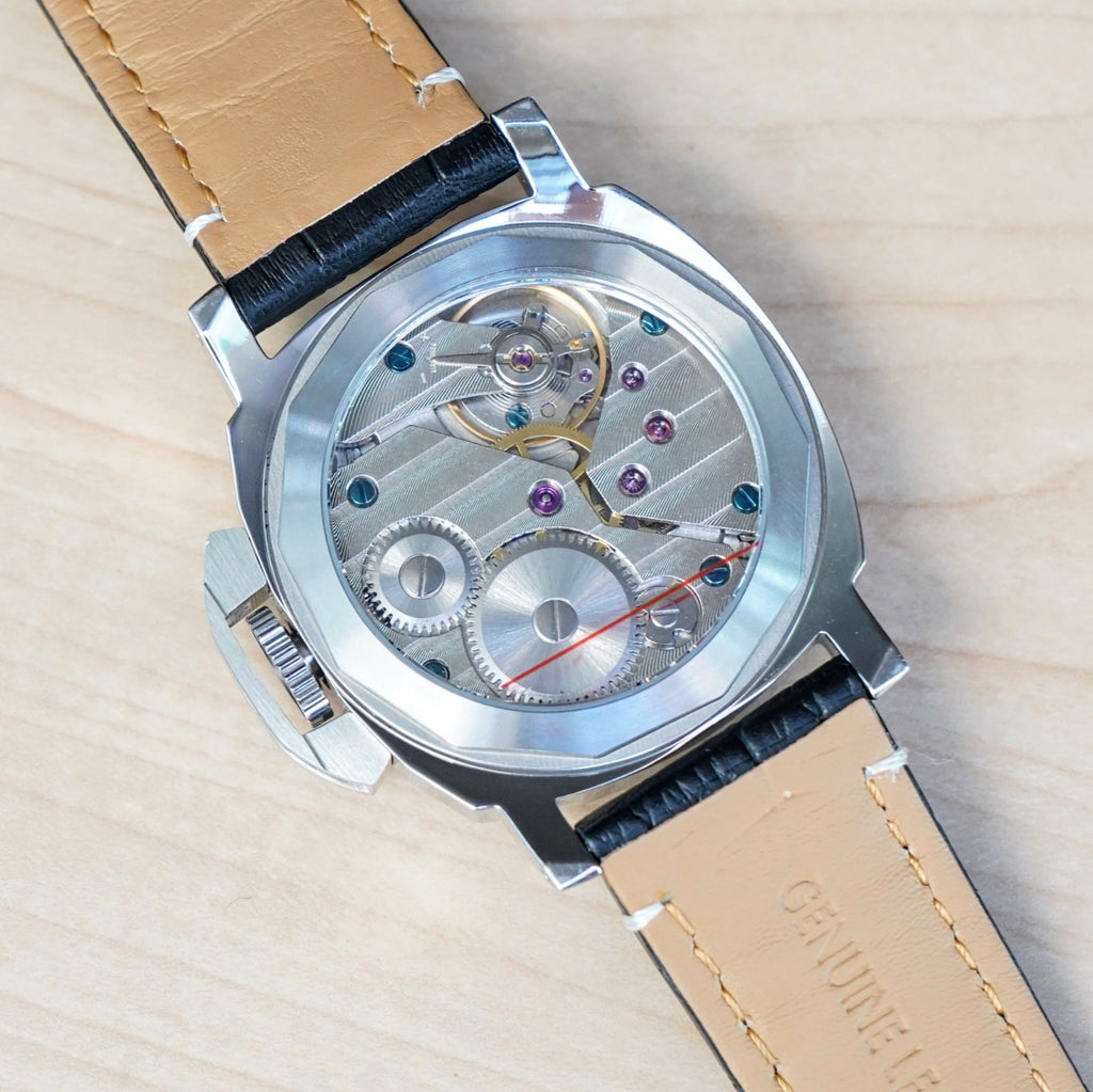 Military Style Mechanical Watch Cushion Display Case Back Wristwatch 4 ...