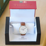 TISSOT T-Classic Everytime Watch 42mm T109610A Silver Dial Wristwatch ALL Original in Box!