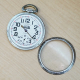 Vintage C. H. Kittle Ripley West VA Swiss Made Railroad Style Pocket Watch 17 Jewels
