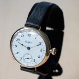 1907 ROCKFORD Trench Watch 0s Grade 180 7 Jewels 14K G.F. Case w/Diamond - RARE