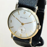 1961 BULOVA Swiss Mechanical Dress Watch – 32mm Super-Thin Round Case Wristwatch