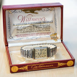 1960 LONGINES Watch 17 Jewels Cal. 370 Tank Case & Fancy Lugs Wristwatch - In Box!