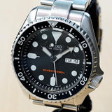 2017 SEIKO Automatic Scuba Diver's 200M Watch SKX007 17 Jewels Day/Date Wristwatch