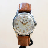 RARE! Vintage BUTEX 17 Jewels Watch Triple Calendar Month Day/Date 32mm Wristwatch
