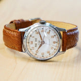 RARE! Vintage BUTEX 17 Jewels Watch Triple Calendar Month Day/Date 32mm Wristwatch