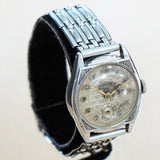 Vintage DORIC Art Deco Wristwatch 6 Jewels One ADJ Swiss Made Watch