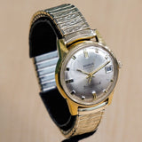 Vintage BENRUS Electronic Technipower Watch Date Indicator Swiss Made Wristwatch