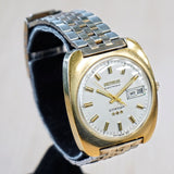 Vintage BENRUS Electronic Watch Citation *** Wristwatch Date Cushion Case Original Bracelet
