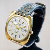 Vintage BENRUS Electronic Watch Citation *** Wristwatch Date Cushion Case Original Bracelet