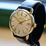 1971 BULOVA Automatic Wristwatch 17 Jewels Date Fancy Lugs Vintage Watch Swiss Made