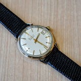 1971 BULOVA Automatic Wristwatch 17 Jewels Date Fancy Lugs Vintage Watch Swiss Made