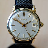 1971 BULOVA Automatic Wristwatch 17 Jewels Date Fancy Lugs Vintage Watch Swiss Made