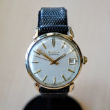 1971 BULOVA Automatic Wristwatch 17 Jewels Date Fancy Lugs Vintage Watch Swiss Made