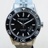 RAYMOND WEIL Men’s Freelancer Diver Watch 2760 Automatic Wristwatch Black Dial - ALL S.S.