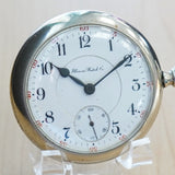 1912 ILLINOIS Pocket Watch Openface 18s Grade 69 Lever Set 17 Jewels Vintage Timepiece
