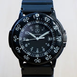Mercedes Benz LUMINOX Navy Seal Dive Military Watch Date Indicator Swiss Wristwatch