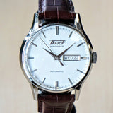 TISSOT Visodate Automatic Watch T019.430 Day/Date 25 Jewels S.S. Wristwatch - Original Tissot Leather Strap
