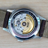 TISSOT Visodate Automatic Watch T019.430 Day/Date 25 Jewels S.S. Wristwatch - Original Tissot Leather Strap