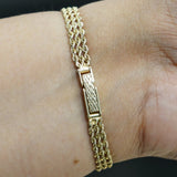 Vintage Ladies Paul Breguette 14K Gold & Diamond Cocktail Watch Swiss Wristwatch