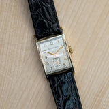 1940s Tiffany & Co. Wristwatch 14K Gold Tank Case by Concord Watch Co.