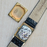 1940s Tiffany & Co. Wristwatch 14K Gold Tank Case by Concord Watch Co.
