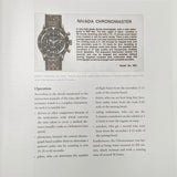 1961 CROTON Nivada Grenchen Chronograph Aviator Sea Diver Watch Venus 210 Chronomaster Wristwatch