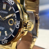 CITIZEN Endeavor Watch Eco-Drive WR 200 Diver Wristwatch Ref. AW1422-50E ALL S.S.