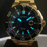 CITIZEN Endeavor Watch Eco-Drive WR 200 Diver Wristwatch Ref. AW1422-50E ALL S.S.