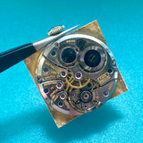 Vintage WITTNAUER Watch 17 Jewels Cal. REVUE 76/3 10K Yellow G.F. - In BOX! Swiss Wristwatch