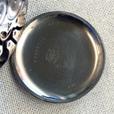 1916 DUBER - HAMPDEN Dress Pocket Watch Grade "The Minute Man" 17 Jewels 12s Openface Engraved Decorative 14K White G.F.