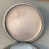 1926 HAMILTON Dress Pocket Watch 12s Grade 912 17 Jewels Adjusted Engraved Decorative 14K White G.F. - Case serial # 6871431