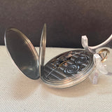 1926 HAMILTON Dress Pocket Watch 12s Grade 912 17 Jewels Adjusted Engraved Decorative 14K White G.F. - Case serial # 6871431