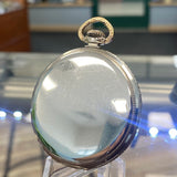 1926 HAMILTON Dress Pocket Watch 12s Grade 912 17 Jewels Adjusted Engraved Decorative 14K White G.F. - Case serial # 6871431