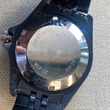 1980s HEUER Professional Diver Wristwatch PVD "Black Coral" Vintage Quartz Watch Ref. 980.026