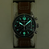 BELL & ROSS Vintage 126 Military Watch Automatic Chronograph Wristwatch - 126.A-S12199 Double Box & Papers