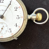 1912 ILLINOIS Pocket Watch Openface 18s Grade 69 Lever Set 17 Jewels Vintage Timepiece