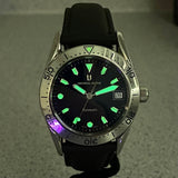 UNIVERSAL GENEVE Diver Automatic Watch 871.175 35mm Date Indicator Wristwatch
