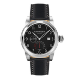 HAMPDEN MODEL 1: Burnham Automatic Watch Power Reserve & Date Indicator Wristwatch
