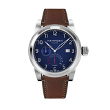 HAMPDEN MODEL 1: Burnham Automatic Watch Power Reserve & Date Indicator Wristwatch