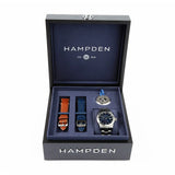 HAMPDEN MODEL 1: Burnham Automatic Watch Power Reserve & Date Indicator Wristwatch