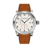 HAMPDEN MODEL 1: Burnham Automatic Watch Power Reserve & Date Indicator Wristwatch