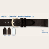 MS702 - Genuine Calfskin Leather - Hadley Roma Watch Strap