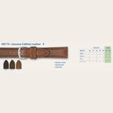 MS714 - Genuine Calfskin Leather - Hadley Roma Watch Strap