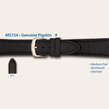 MS724 - Genuine Pigskin - Hadley Roma Watch Strap