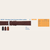 MS787 - Shrunken Grain Genuine Italian Leather - Hadley Roma Watch Strap