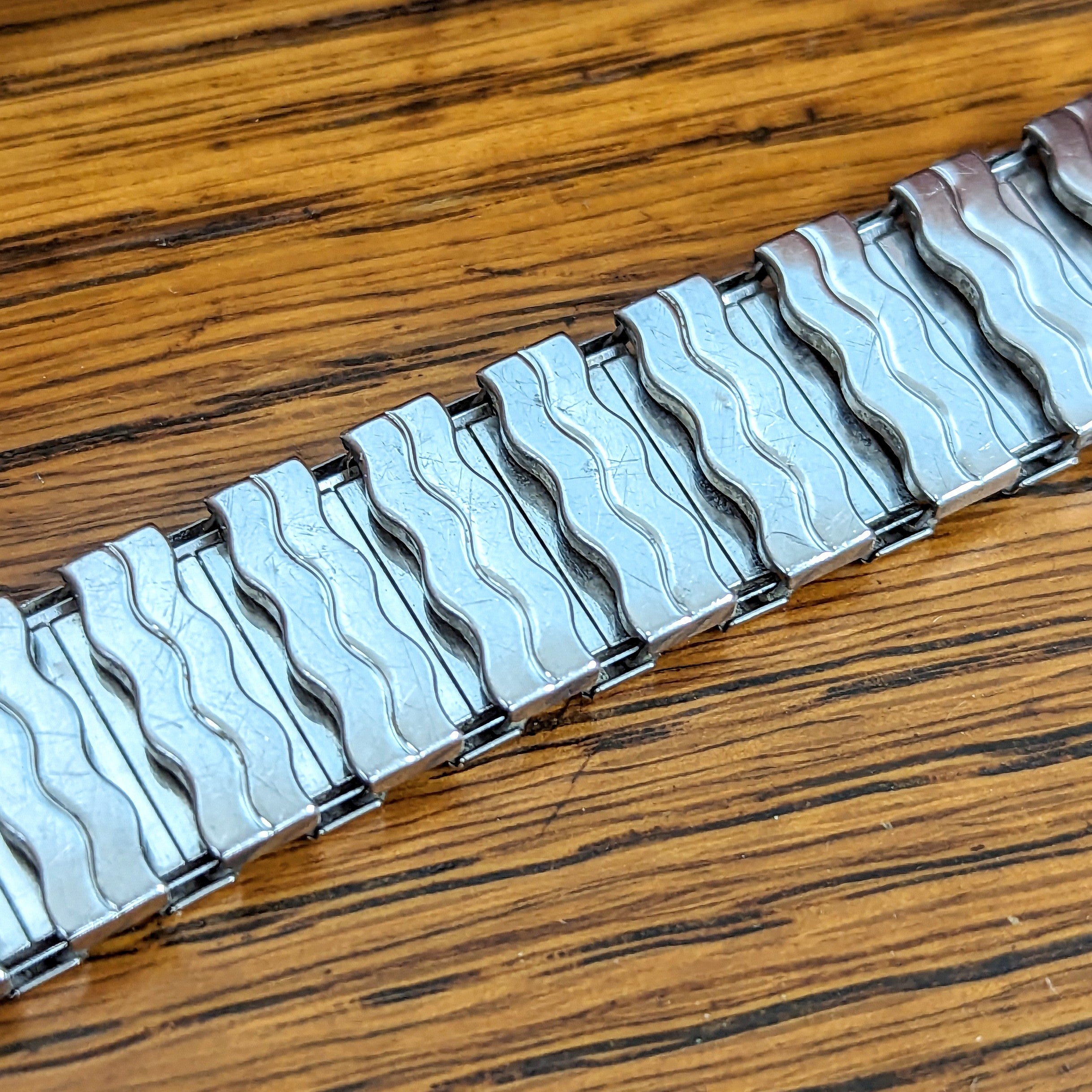 Vintage SPEIDEL 15mm Twist-O-Flex Watchband Expansion Bracelet ALL Stainless-Steel