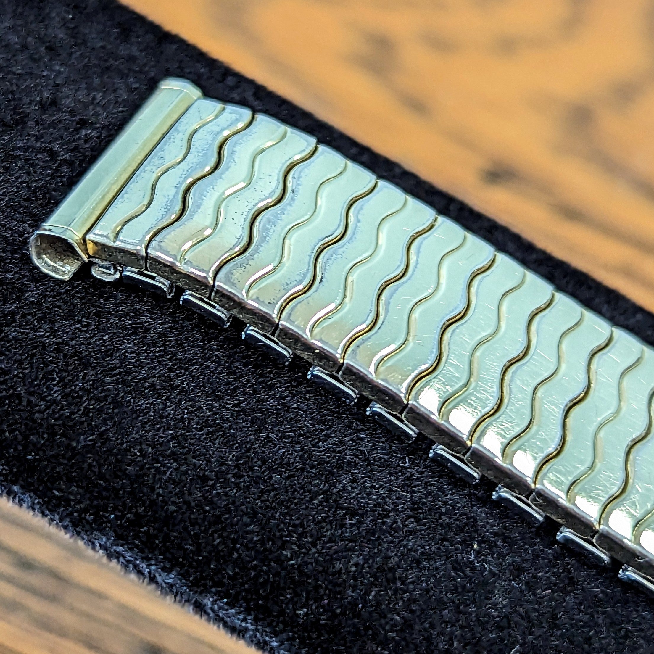 Vintage SPEIDEL U.S.A. 17mm Twist-O-Flex Watchband Expansion Bracelet 10K GF