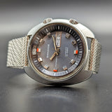 1970s SANDOZ Monsoon Automatic Watch Triple Date Swiss Made Wristwatch